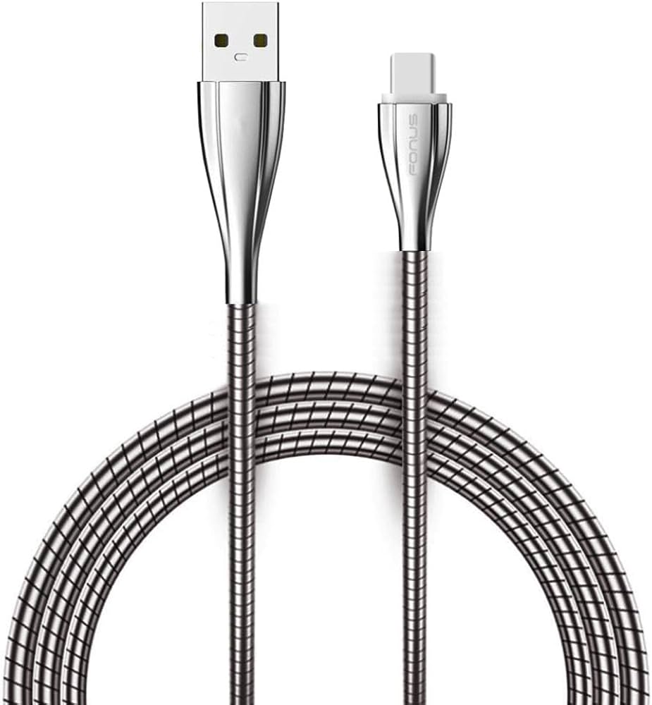 RECRSI USB - LIGHTNING  METAL BRAIDED THREAD